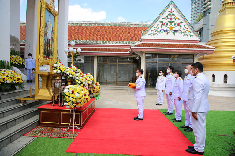 พิธีถวายผ้าพระกฐินพระราชทานของผู้บริหารและพนักงาน ยสท. ประจำปี 2565